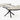 Azure - Table de Repas Extensible Ovale - De 130 à 230 cm