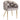 Chaise ballon pieds dorés