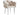 Chaise ballon pied argentés