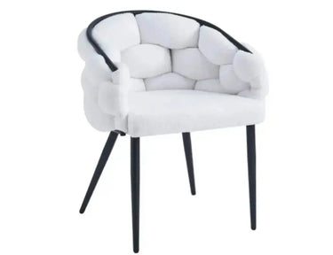 Chaise ballon pieds noirs
