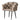 Chaise ballon pieds noirs