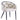 Chaise ballon pieds noirs