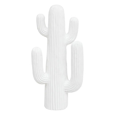 Cactus déco Rodrigo Blanc, H.38 cm
