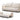 Canapé Convertible en Tissu Marbella Blanc cassé