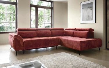 Canapé d'angle Convertible Électrique GENÈVE II - 284 x 208 cm