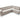 Canapé d'angle convertible avec coffre de rangement ZURA REC - 292 x 219cm