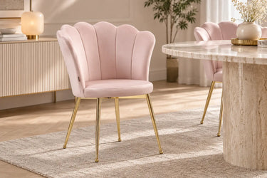 Chaise Coquillage - Chaise de salle à manger - Par lot de 2