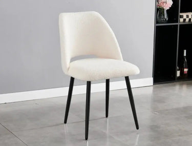 Chaise Nuage pieds noirs