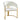 Chaise Rubis pieds dorés