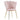 Chaise coquillage Rose pieds dorés