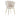 Chaise coquillage Rose pieds dorés