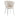 Chaise coquillage pieds argentés