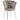 Chaise coquillage pieds argentés