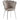 Chaise coquillage pieds argentés