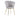 Chaise coquillage Rose pieds dorés
