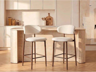 Chaise de Bar LULU - 66 x 51 cm - Par lot de 2