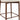 Chaise de Bar LULU - 66 x 51 cm - Par lot de 2