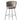 Chaise de bar Nymphea pieds argentés