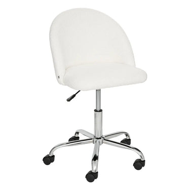 Chaise de bureau Geos Bouclette, Blanc