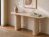 Console de Salon CALYPSO en Céramique Travertin - 120 x 40 cm