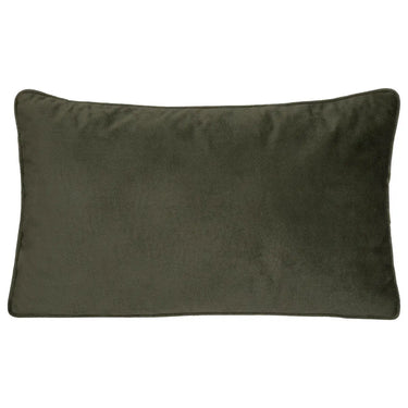 Coussin Lilou Vert kaki, 30x50 cm