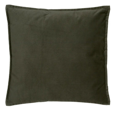 Coussin Lilou Vert kaki, 45x45 cm
