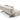 DOTE 3FBA - Canapé droit convertible avec rangement - 217 x 134cm