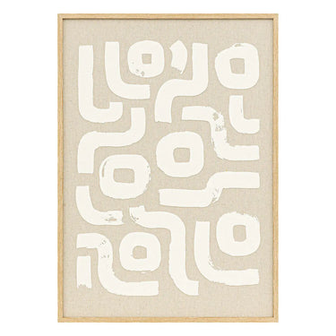 Déco mural 3D Disa Beige, 50x70 cm