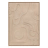 Déco murale 3D Azra Beige, 50x70 cm