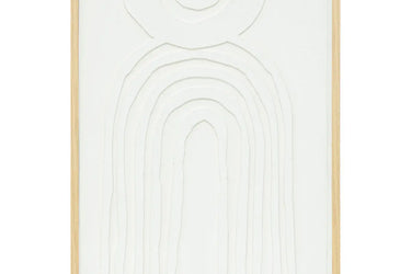 Déco murale Bobby Blanc, 50x70 cm
