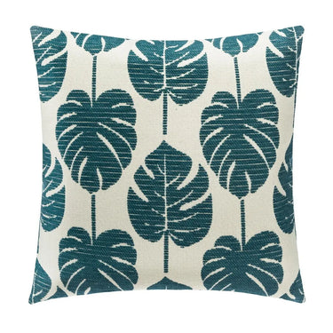 Housse de coussin Feuilles Vert cèdre, 40x40 cm
