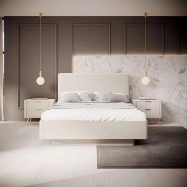 LANTEA - Lit Coffre avec un style moderne - 165 x 214CM