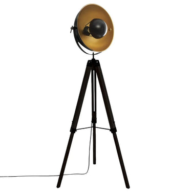 Lampadaire trépied Lahti Métal noir, H.156 cm
