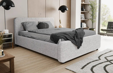 Lit Coffre avec Tête de Lit HUGAN - 140 à 180 cm