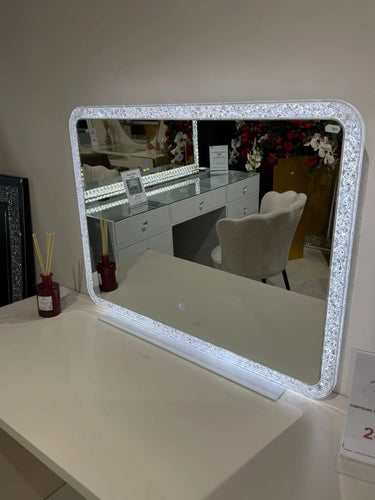 Miroir MIEL avec LED - 80 x 60 cm - Homeluxury