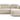 Olie OTM - Canapé d'angle convertible avec rangement - 248 x 174cm