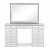Pack Coiffeuse 150cm + Miroir LED Queen Beauty 120x80cm
