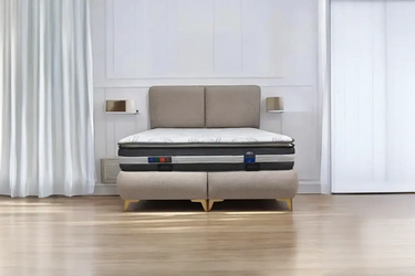 Pierro - Lit avec Tête de Lit et Coffre de Rangement - 160 x 200 cm