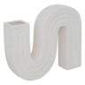 Soliflore Céramique, blanc, H.24,8 cm