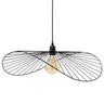 Suspension Adelia Métal, Noir, D.58 cm