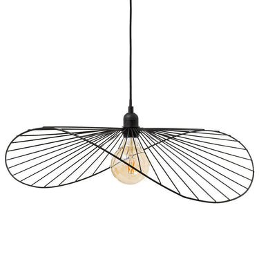 Suspension Adelia Métal, Noir, D.58 cm