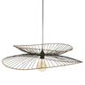 Suspension Alara Métal noir, D.70 cm