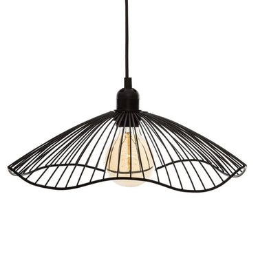 Suspension filaire Galt Métal noir, D.34 cm