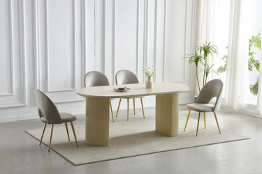 Table Repas 180x90cm pied bois avec un plateau bois