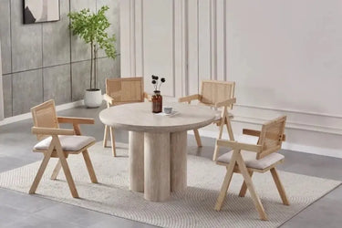 Table à Manger Ronde MIYA - 110 x 110 cm