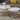 Table basse hexagone Gigogne pieds dorés