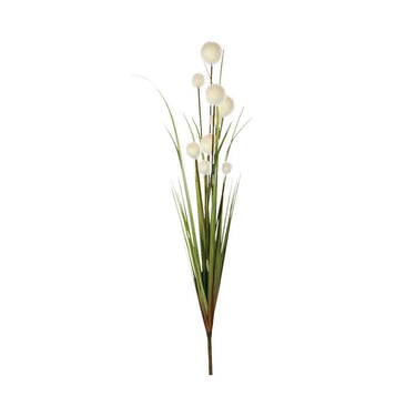 Tige de roseaux artificiels Blanc ivoire, H.91 cm