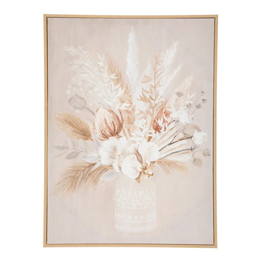 Toile Tida Bois 50x70 cm