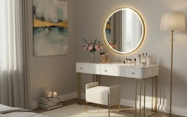 Coiffeuse avec Chaise : L’Élégance et le Confort pour Votre Espace Beauté - Homeluxury