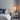 black table lamp on nightstand
